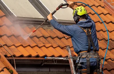 Démoussage et hydrofuge de toiture à Auvers-le-Hamon